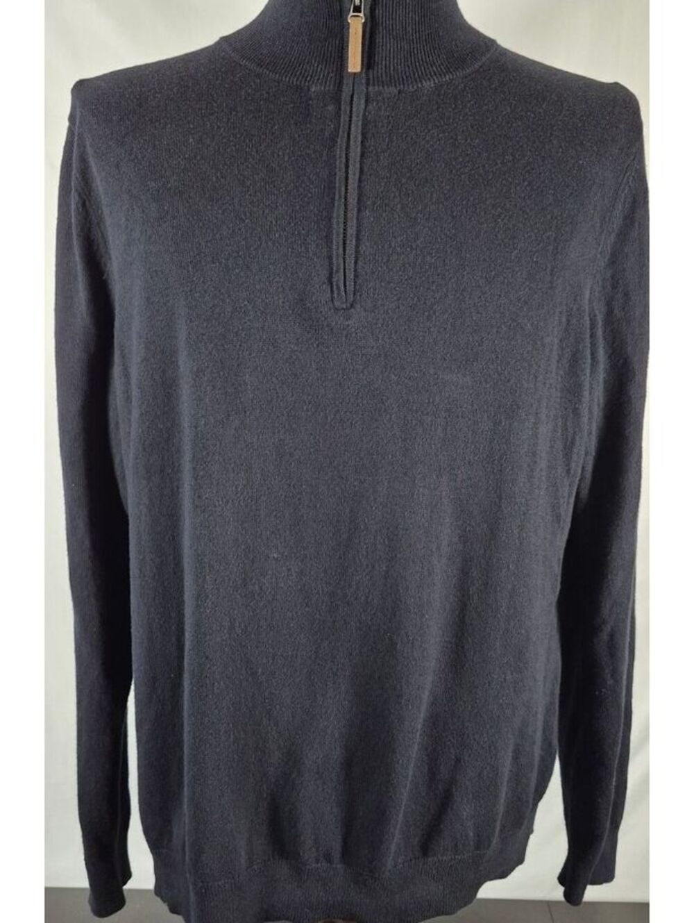 Nordstrom Men’s Shop Large Cashmere Blend Quarter Zip Sweater